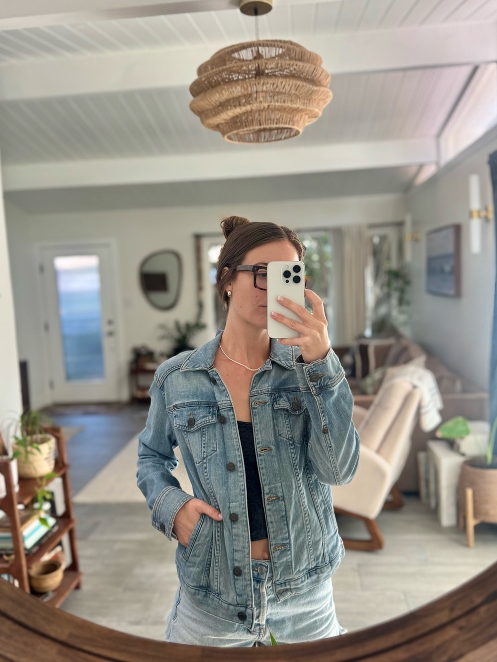 Eddie Bauer Light Blue Denim Jacket